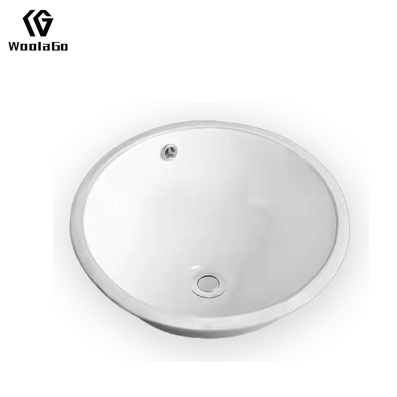 Round porcelain Vanity Sink Under Counter Ceramic Basin for Bathroom HPS6014