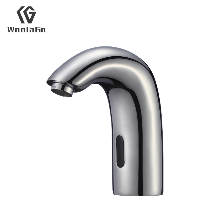 Wholesale Modern Washbasin Automatic Sensor Water Tap Chrome Brass Sensor Basin Faucet for Bathroom J10