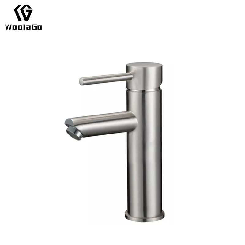 Bathroom Faucet Modern Watermark Brushed Nickel Single Handle Brass Lavatory Bathroom Water Saving Wash Basin Faucet J106-BN