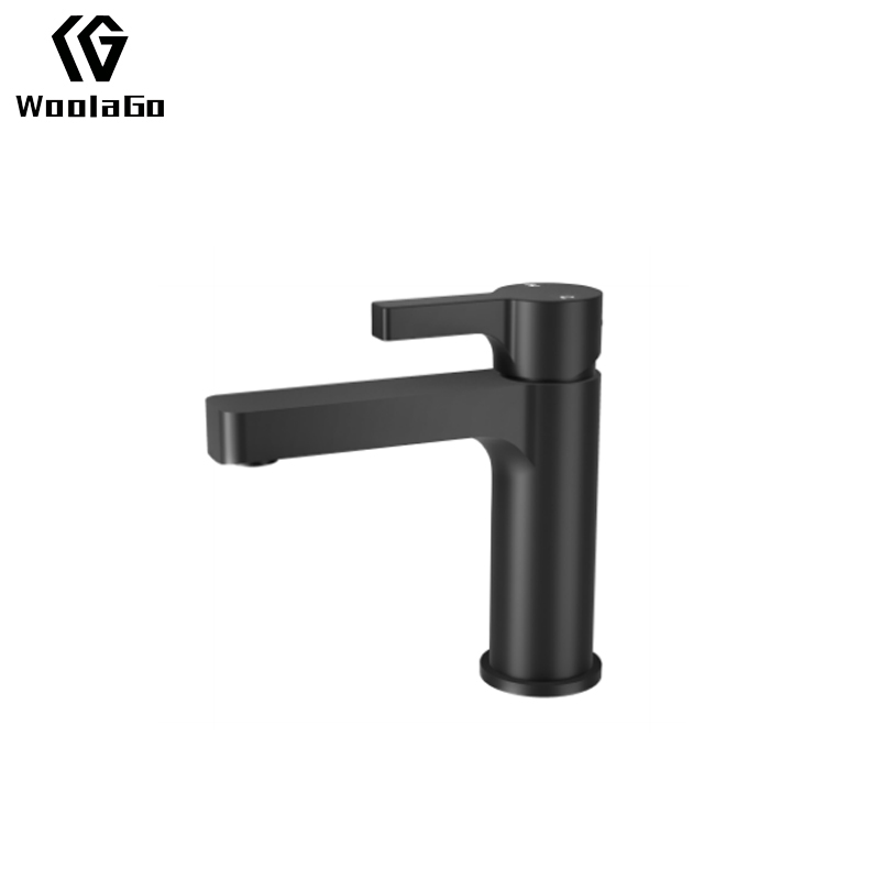 Luxury Waterfall Cold And Hot Water Mixer Blade Tap Brass Matte Black Tap J173-MB