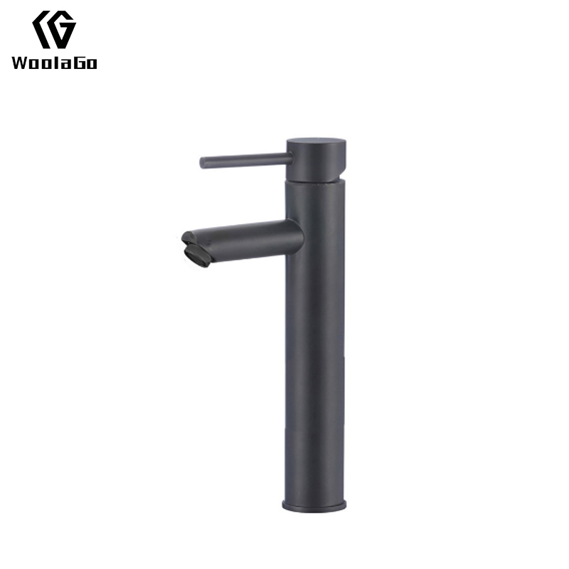 WoolaGo Faucet Contemporary Single Handle Durable Bathroom Basin Mixer Faucet Basin Faucet J107-MB