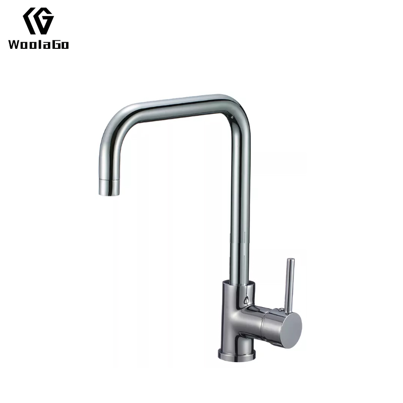 Polished Chrome Kitchen Sink Faucet Hot And Cold Water Mixer Faucet For Kitchen Water Faucet Kitchen Taps JK77