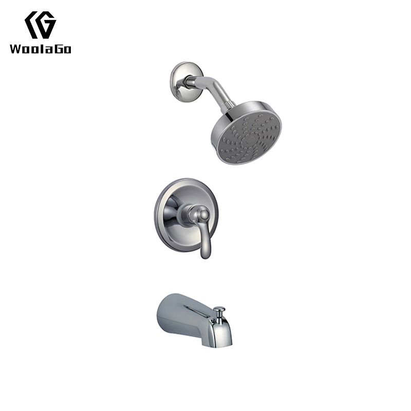 WoolaGo New Arrival Bathroom In Wall Mounted Chrome Thermostatic Shower Faucet JS45