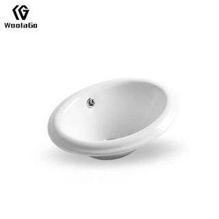 Hot Sale Round Porcelain Sink Top Mounted Vesssel Sink HPS6017