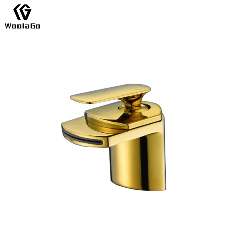 WoolaGo Hot Product 2021 cUPC Waterfall Health Thermostatic Bathroom Gold Finsihed Faucet J116-G