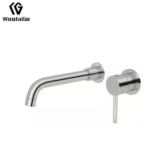 UK Or Germany Design Bathroom Chrome Basin Mixer Wall Mounted Waterfall Faucet Y226